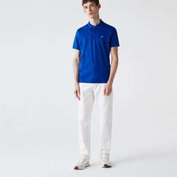 Lacoste Regular Fit Soft Cotton Polo Pánské - Polo Blankyt | CZ-1AsKpv